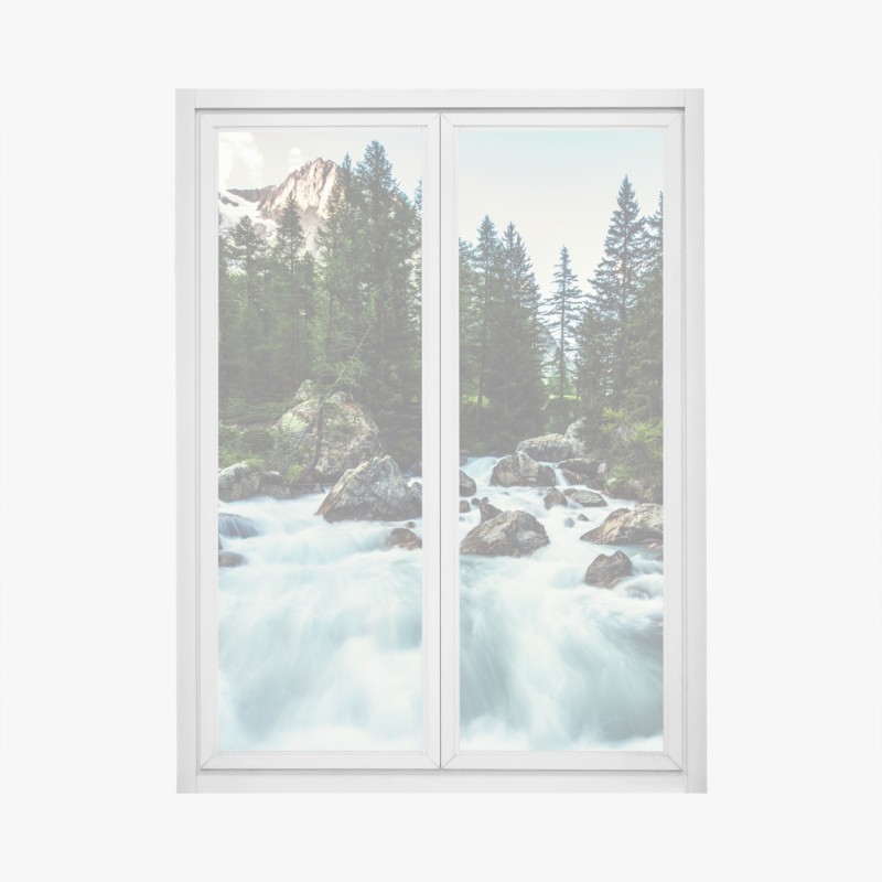 Fensteraufkleber zartes pastell-blumenmuster – Wallnifity®