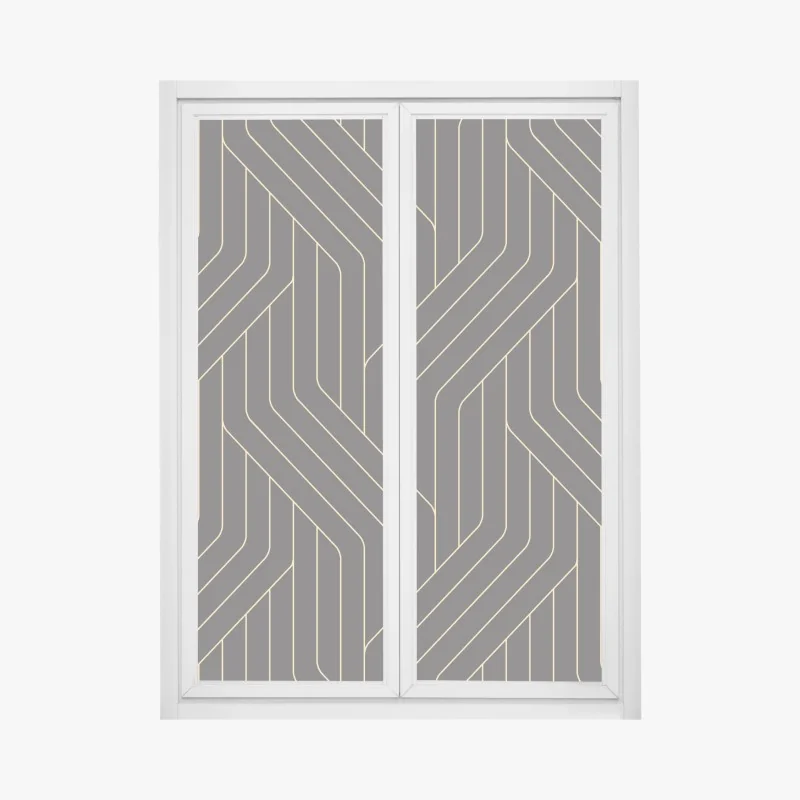 Fensteraufkleber orientalisches baummuster mit blättern – Wallnifity®