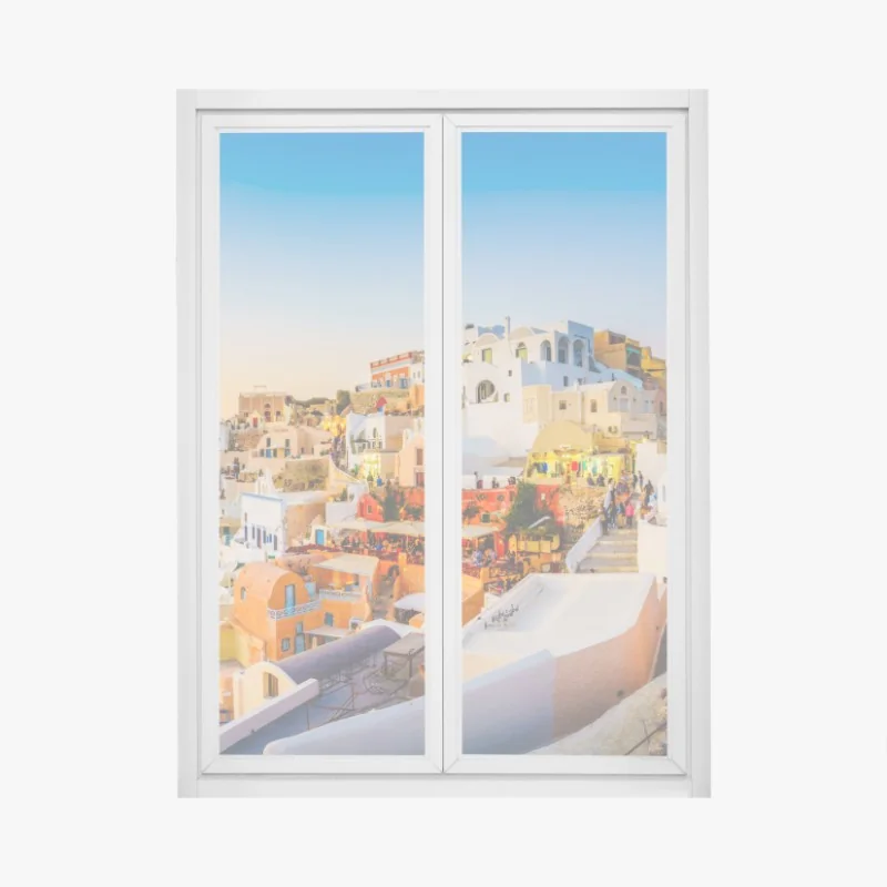 Fensteraufkleber retro surf aufkleber-collage – Wallnifity®