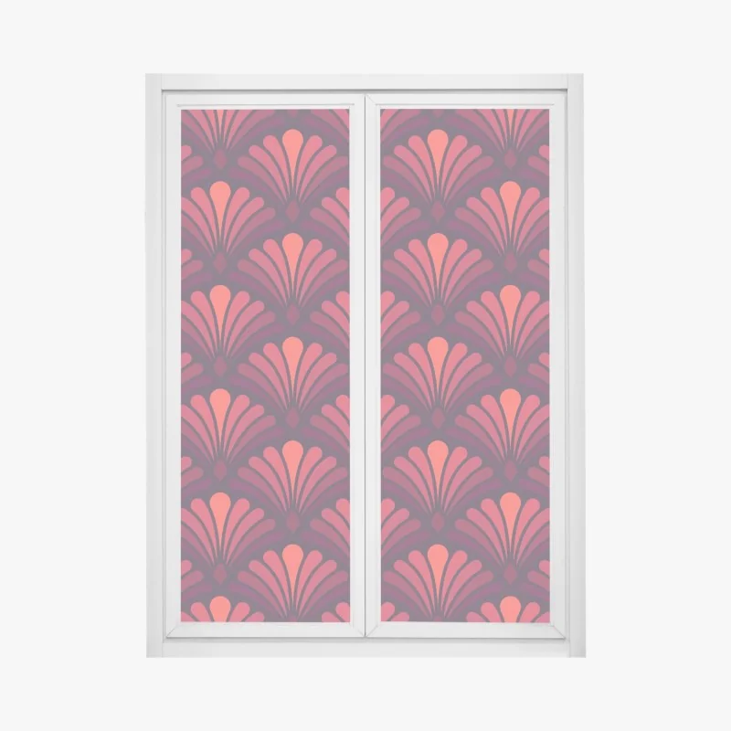 Fensteraufkleber symmetrische hängebrücke in schwarzweiß – Wallnifity®