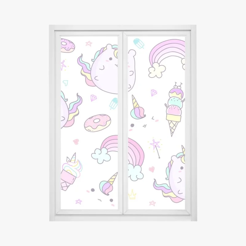 Fensteraufkleber zartes rosa pfingstrosenmuster – Wallnifity®