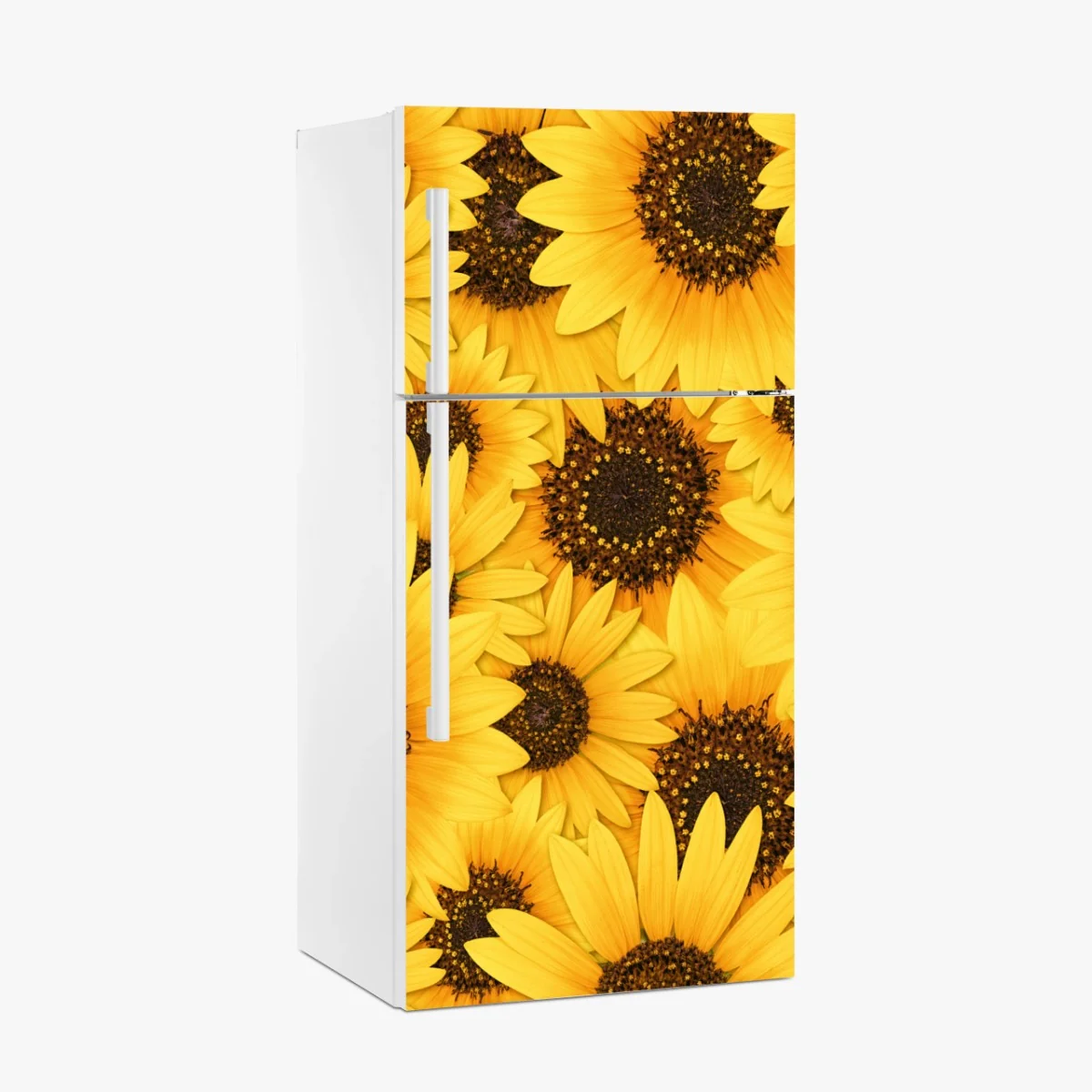 Kühlschrankaufkleber goldene sonnenblumen – Wallnifity® Kühlschrankaufkleber goldene sonnenblumen – Wallnifity®