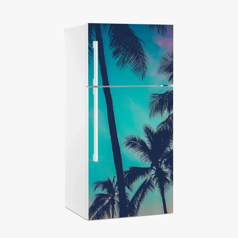 Kühlschrankaufkleber rosa pfingstrosenmuster – Wallnifity®