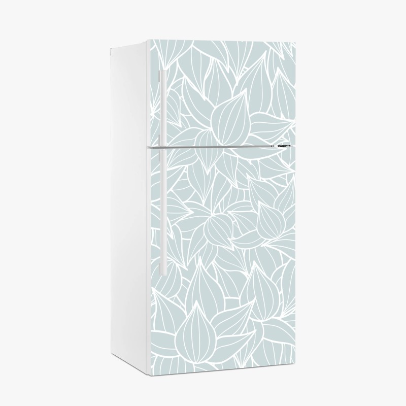 Kühlschrankaufkleber rosa und türkis marmor abstrakt – Wallnifity®