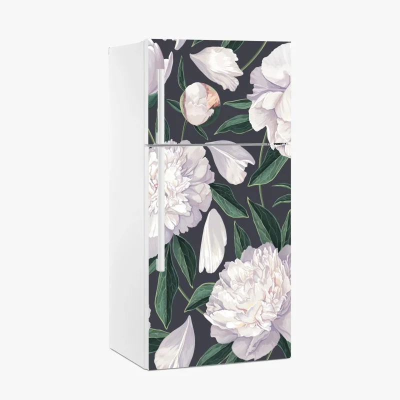 Kühlschrankaufkleber surreales klassisches gesicht im duoton – Wallnifity®