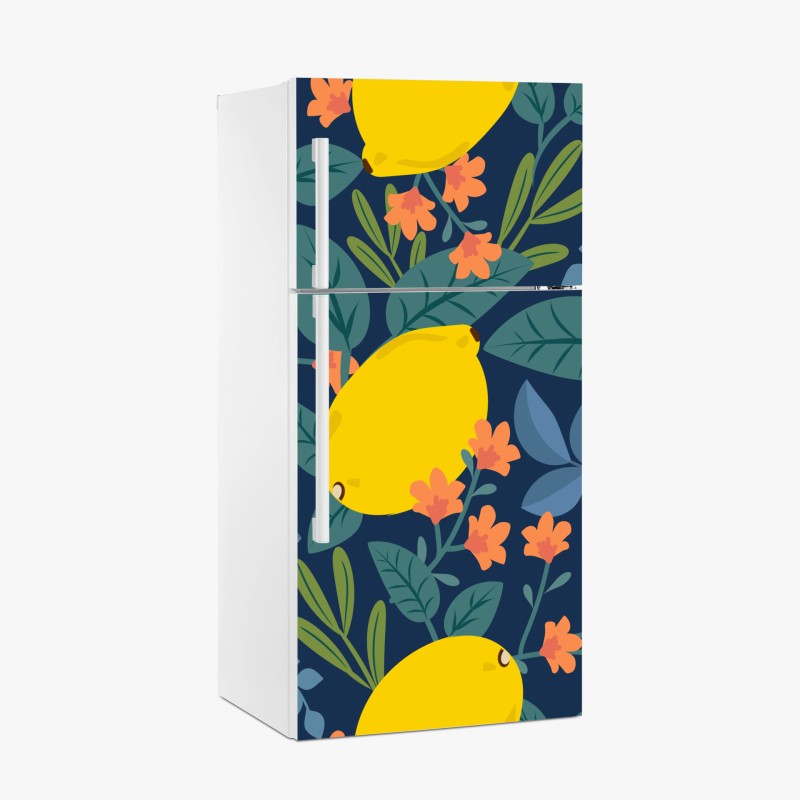 Kühlschrankaufkleber rosa aquarellkreise mit goldenen akzenten – Wallnifity®