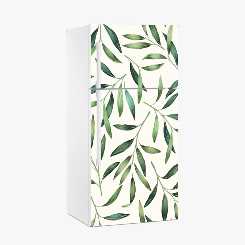 Kühlschrankaufkleber zartes muster rosa rosen – Wallnifity®