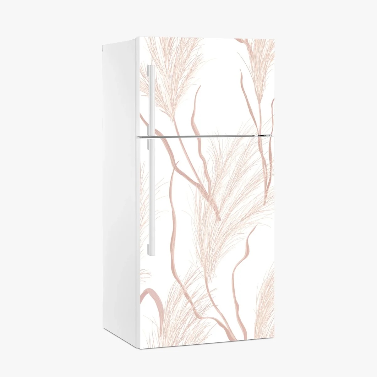 Kühlschrankaufkleber zartes pampasgras-motiv – Wallnifity®