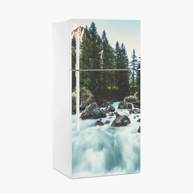 Kühlschrankaufkleber schwarz-goldene strukturierte abstraktion für wände – Wallnifity®