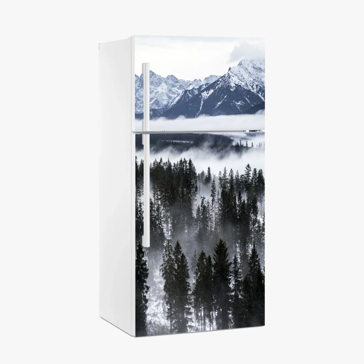 Kühlschrankaufkleber Tatra im winternebel – Wallnifity®