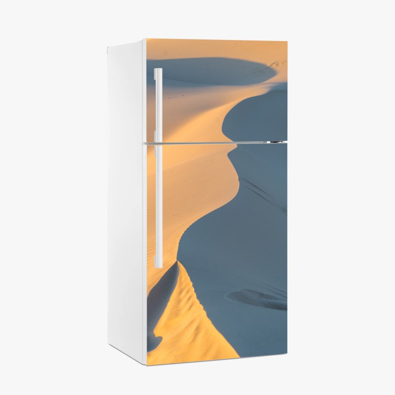 Kühlschrankaufkleber goldene dünenkurven