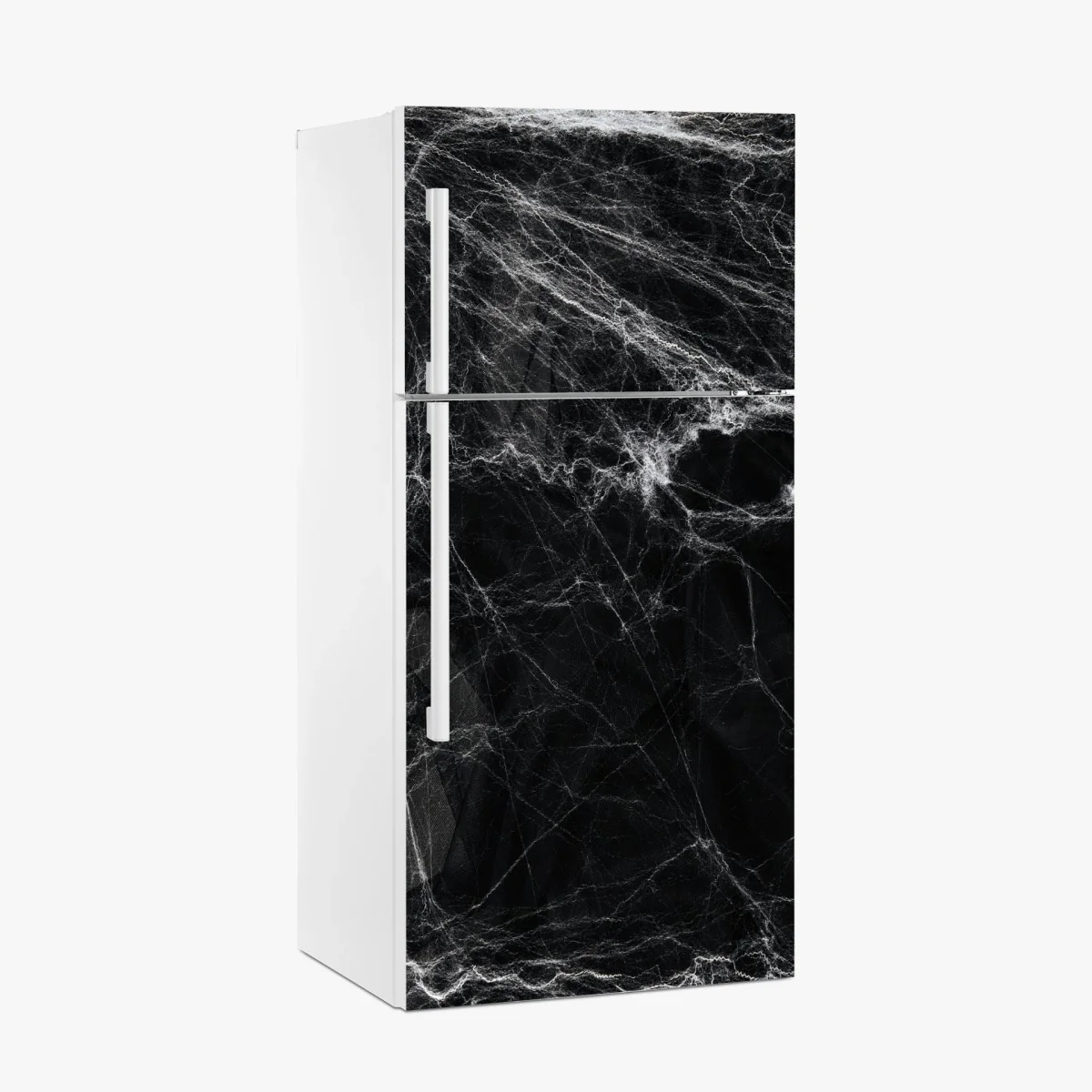 Kühlschrankaufkleber gespenstisches spinnennetz auf schwarzem hintergrund – Wallnifity® Kühlschrankaufkleber gespenstisches spinnennetz auf schwarzem hintergrund – Wallnifity®