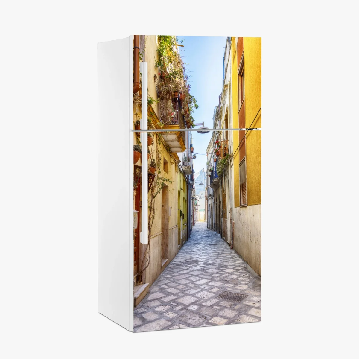 Kühlschrankaufkleber sonnige gasse in Brindisi – Wallnifity®