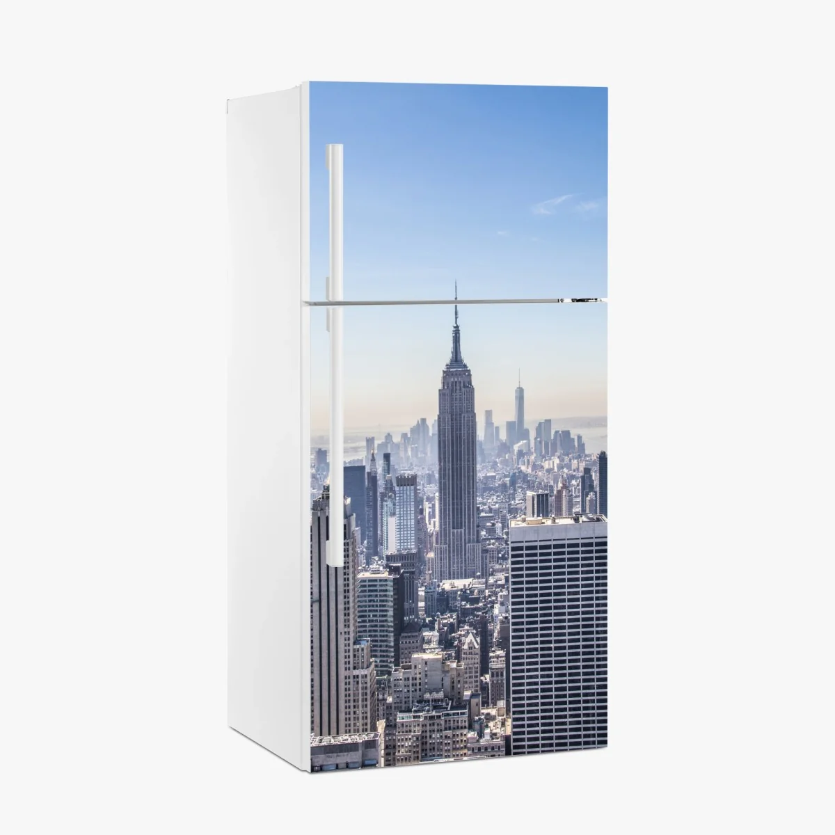 Kühlschrankaufkleber New York skyline mit Empire State Building – Wallnifity® Kühlschrankaufkleber New York skyline mit Empire State Building – Wallnifity®