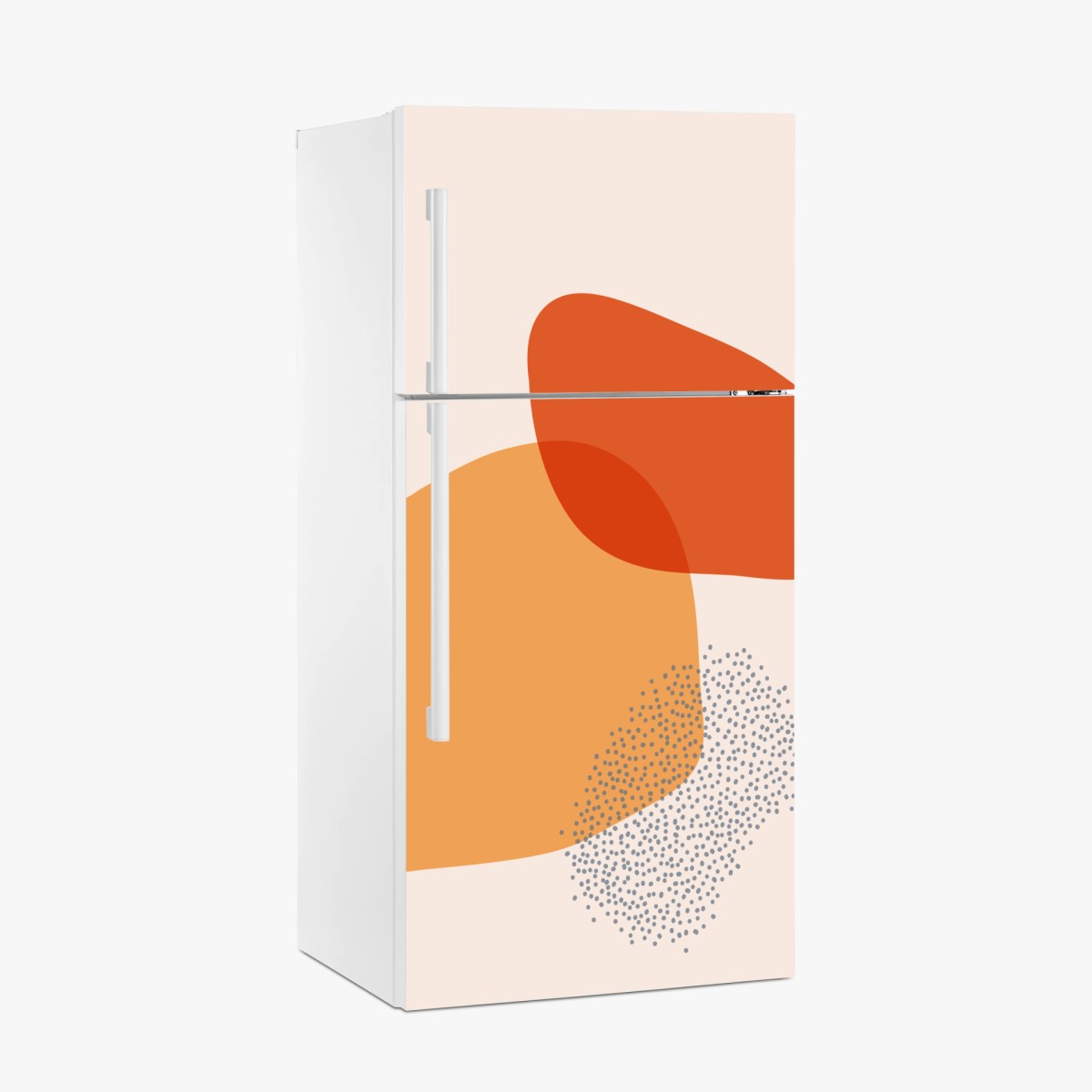 Kühlschrankaufkleber warme abstrakte formen – Wallnifity®