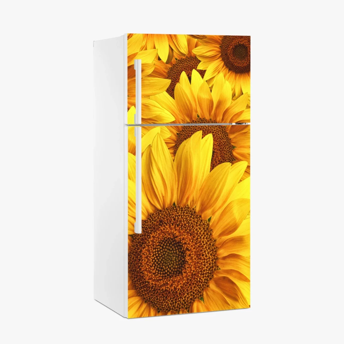 Kühlschrankaufkleber goldene sonnenblumen – Wallnifity®