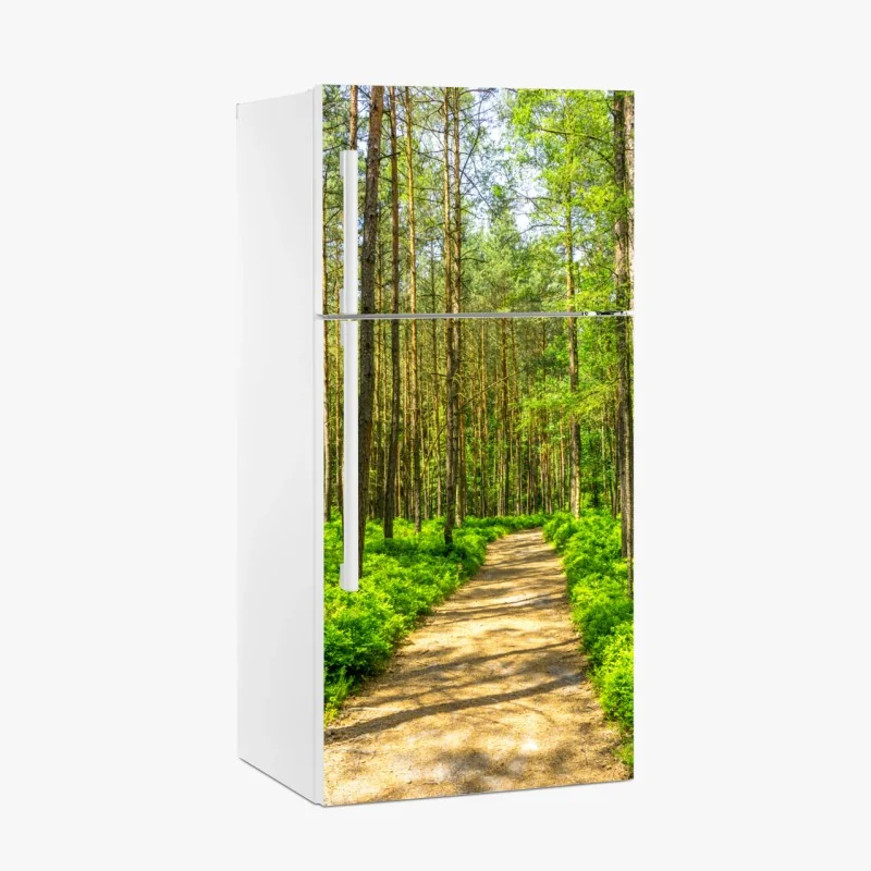 Kühlschrankaufkleber gewundene straße durch die berge – Wallnifity®