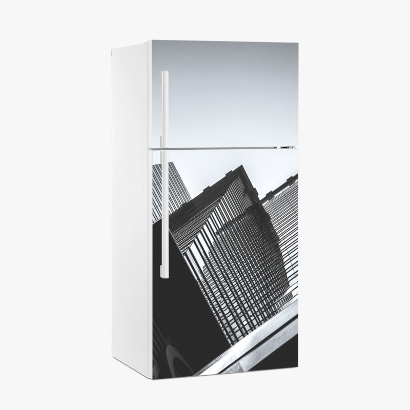 Kühlschrankaufkleber Hongkong hochhaus perspektive