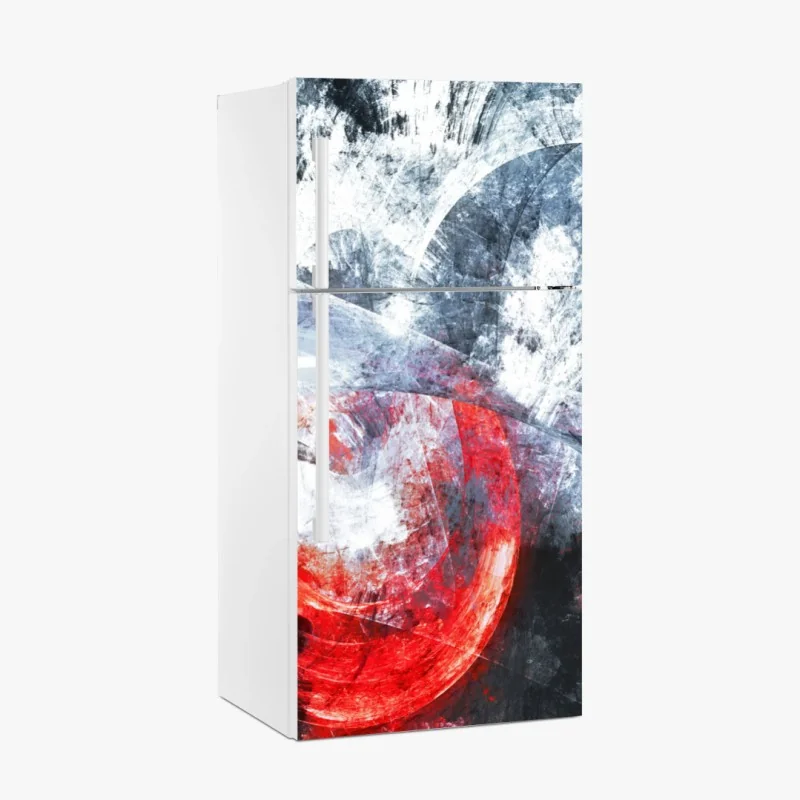 Kühlschrankaufkleber goldene geometrische facetten – Wallnifity®