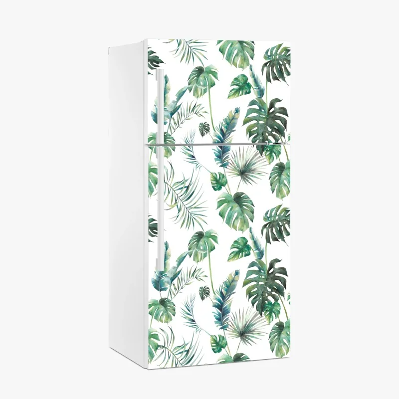 Kühlschrankaufkleber weißes gänseblümchen auf pastellrosa hintergrund – Wallnifity®