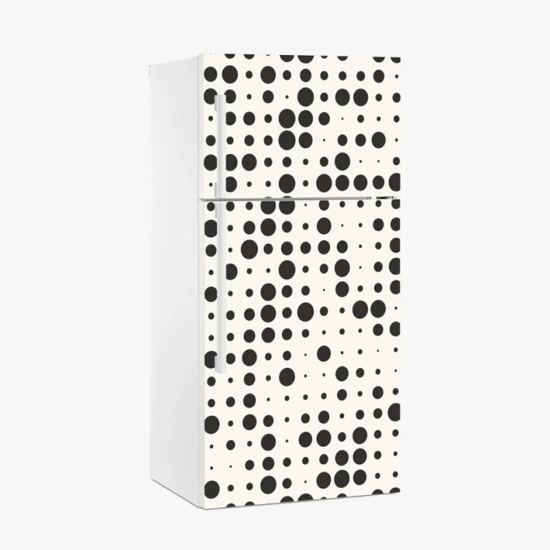 Kühlschrankaufkleber minimalistisches punktmuster