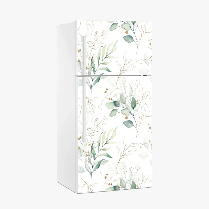 Kühlschrankaufkleber goldener sonnenuntergang über sanddünen – Wallnifity®