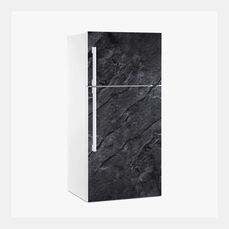 Kühlschrankaufkleber dunkle steintextur