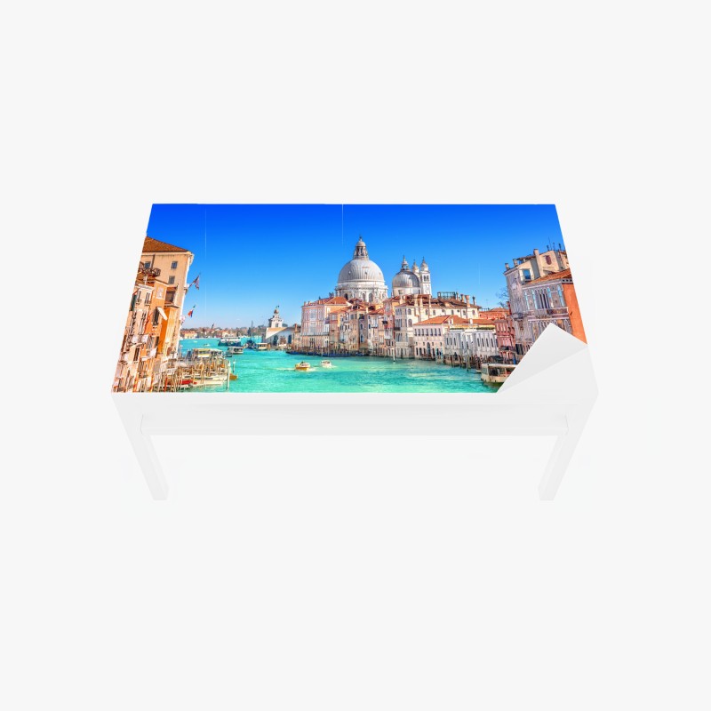 Tischaufkleber und Schreibtischaufkleber Venedig großer kanal panorama