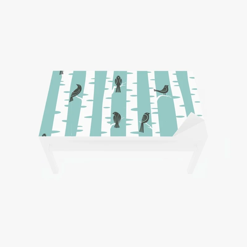 Tischaufkleber und Schreibtischaufkleber schwarzer marmor mit weißen adern – Wallnifity®