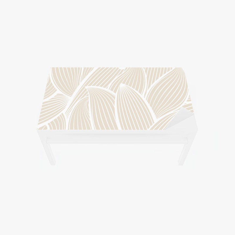 Tischaufkleber und Schreibtischaufkleber sonnenbeschienener waldweg – Wallnifity®