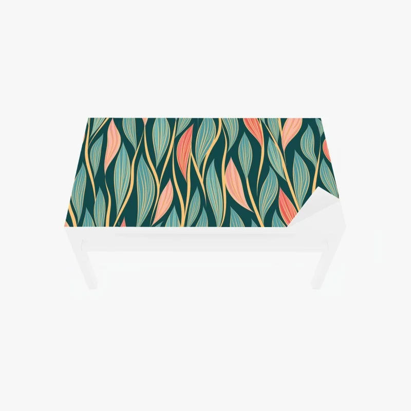 Tischaufkleber und Schreibtischaufkleber ruhiger hölzerner steg bei dämmerung – Wallnifity®