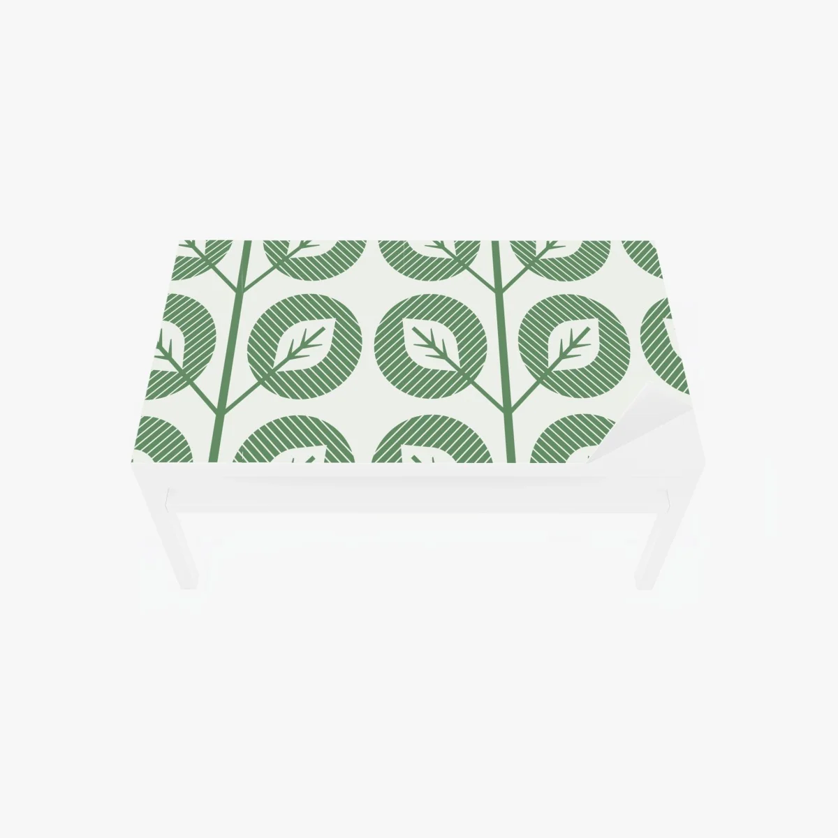 Tischaufkleber und Schreibtischaufkleber grünes geometrisches blattmuster – Wallnifity® Tischaufkleber und Schreibtischaufkleber grünes geometrisches blattmuster – Wallnifity®