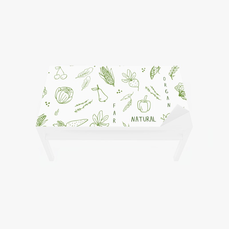 Tischaufkleber und Schreibtischaufkleber traumhafte strandlandschaft auf den Malediven – Wallnifity®