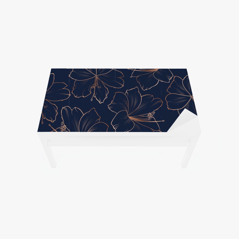 Tischaufkleber und Schreibtischaufkleber üppige tropische farnblätter – Wallnifity®