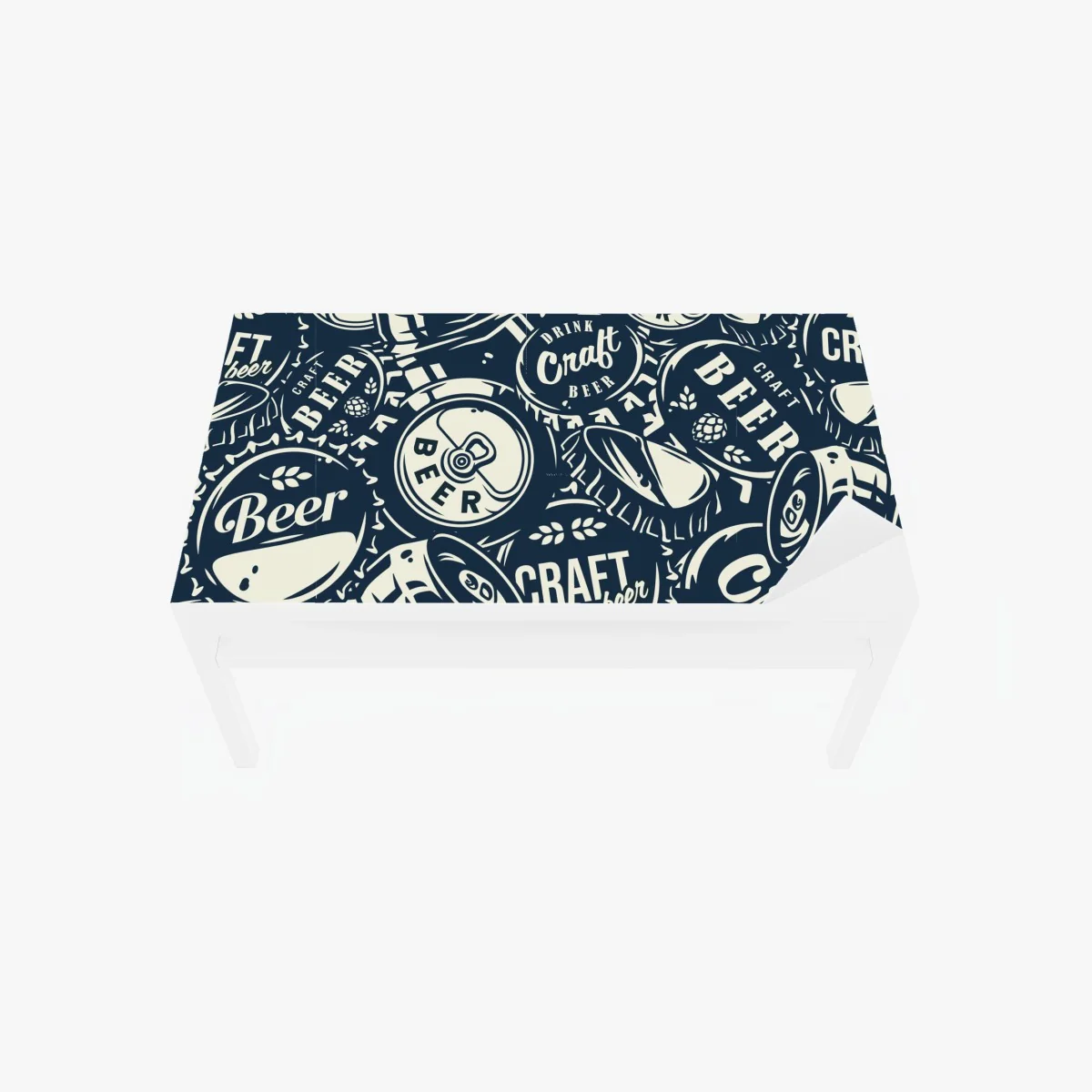 Tischaufkleber und Schreibtischaufkleber muster mit craft-bier kronkorken – Wallnifity® Tischaufkleber und Schreibtischaufkleber muster mit craft-bier kronkorken – Wallnifity®