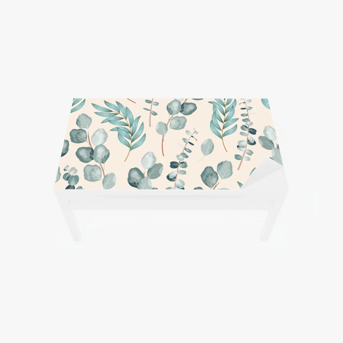 Tischaufkleber und Schreibtischaufkleber pastell eukalyptus blattmuster – Wallnifity® Tischaufkleber und Schreibtischaufkleber pastell eukalyptus blattmuster – Wallnifity®