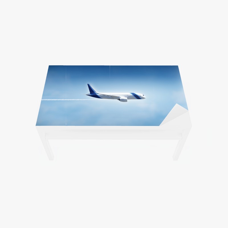 Tischaufkleber und Schreibtischaufkleber nahaufnahme eines roten sportwagens – Wallnifity®