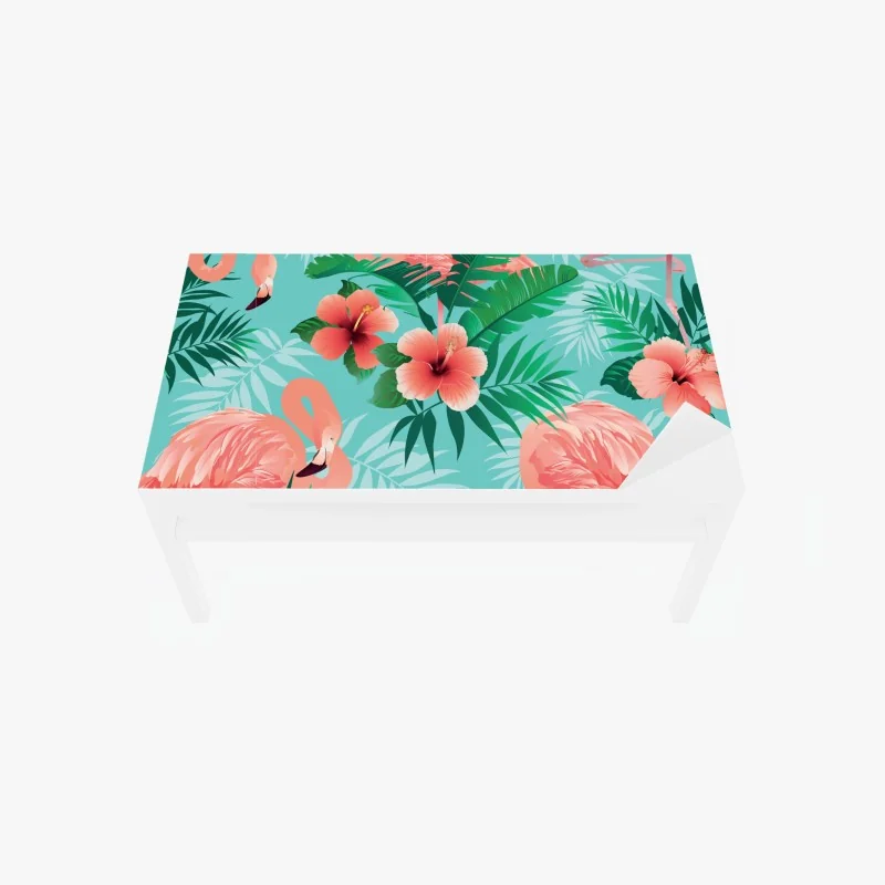 Tischaufkleber und Schreibtischaufkleber tropische türkisfarbene bucht panorama – Wallnifity®