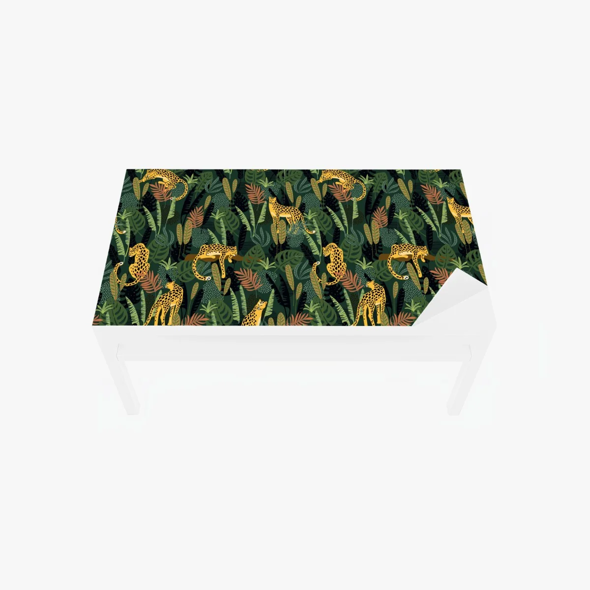 Tischaufkleber und Schreibtischaufkleber tropisches leopardenmuster – Wallnifity® Tischaufkleber und Schreibtischaufkleber tropisches leopardenmuster – Wallnifity®