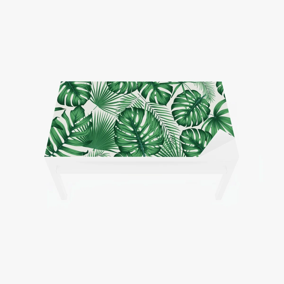 Tischaufkleber und Schreibtischaufkleber tropisches monstera- und palmblättermuster – Wallnifity® Tischaufkleber und Schreibtischaufkleber tropisches monstera- und palmblättermuster – Wallnifity®