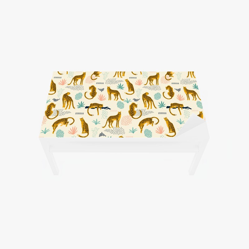 Tischaufkleber und Schreibtischaufkleber dunkler marmor mit goldenen und cremefarbenen adern – Wallnifity®