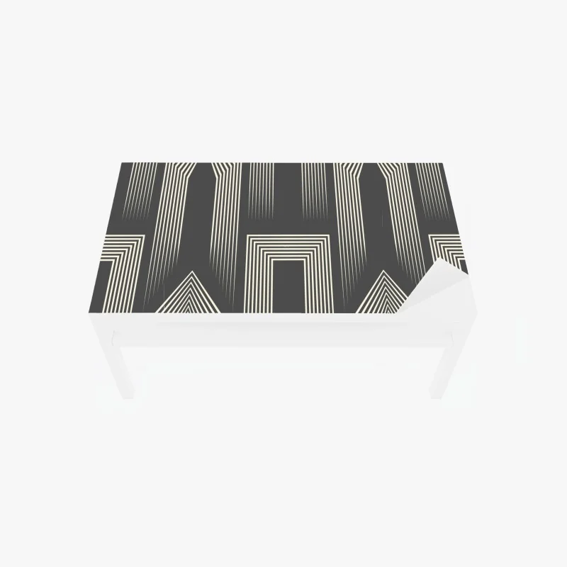 Tischaufkleber und Schreibtischaufkleber Krimml wasserfall im üppigen alpinen wald – Wallnifity®