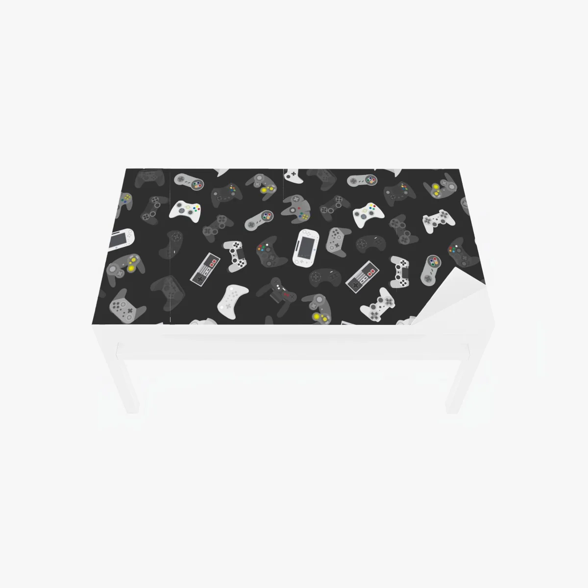 Tischaufkleber und Schreibtischaufkleber retro controller muster – Wallnifity®