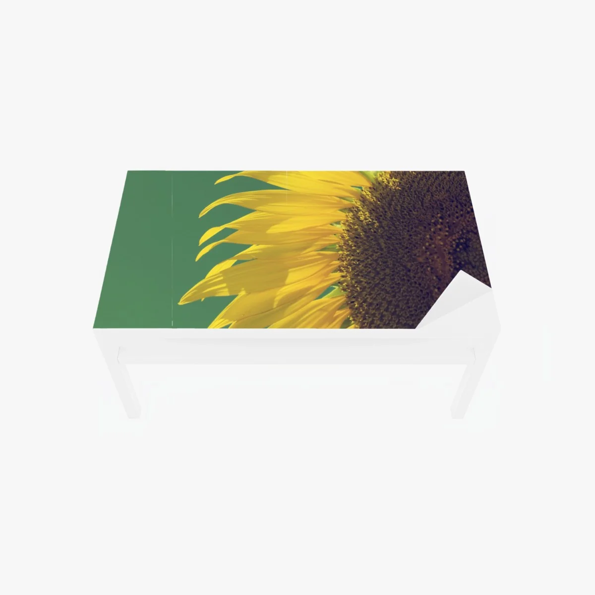 Tischaufkleber und Schreibtischaufkleber strahlende sonnenblume vor vintage-himmel – Wallnifity® Tischaufkleber und Schreibtischaufkleber strahlende sonnenblume vor vintage-himmel – Wallnifity®