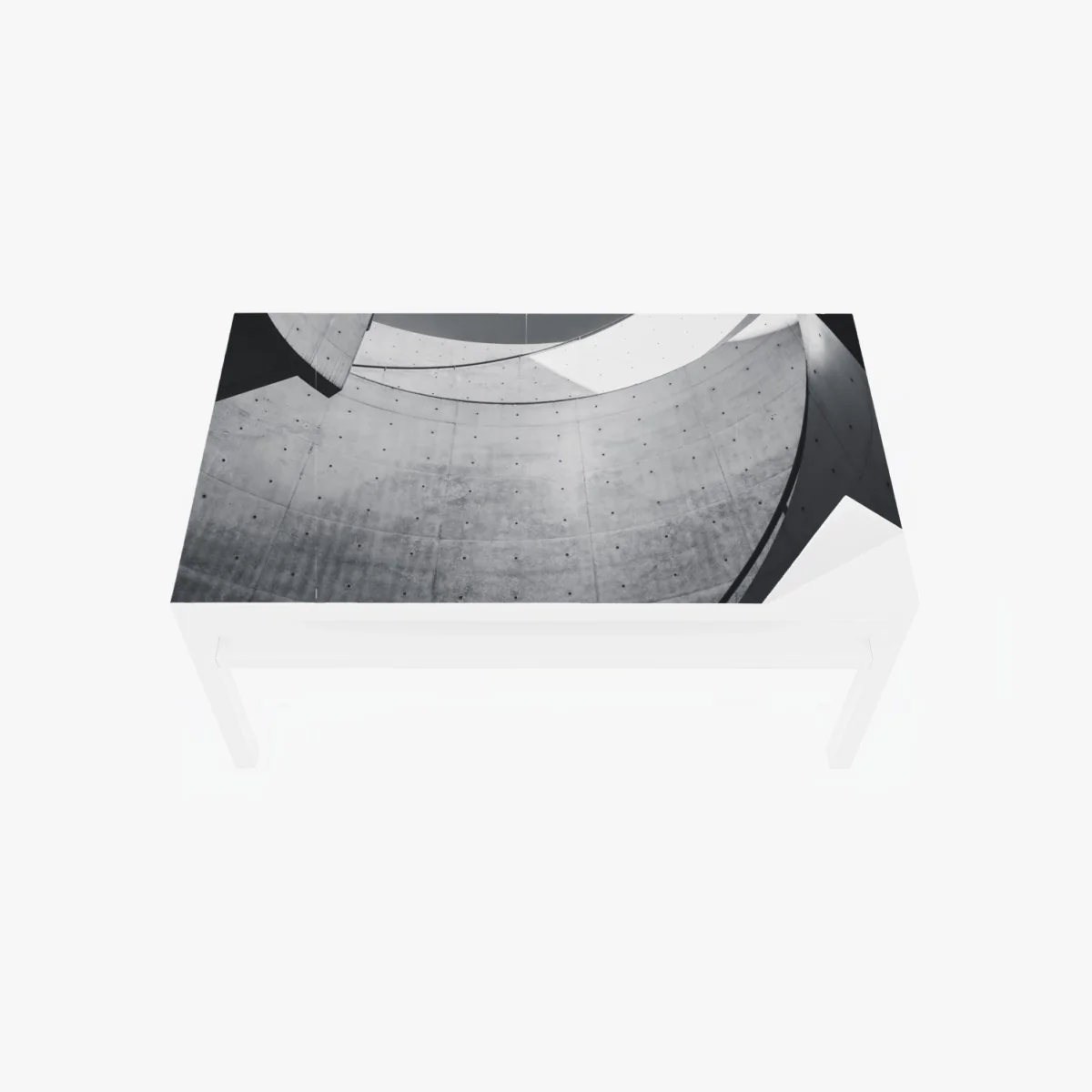 Tischaufkleber und Schreibtischaufkleber geschwungene beton-spiraltreppe – Wallnifity® Tischaufkleber und Schreibtischaufkleber geschwungene beton-spiraltreppe – Wallnifity®