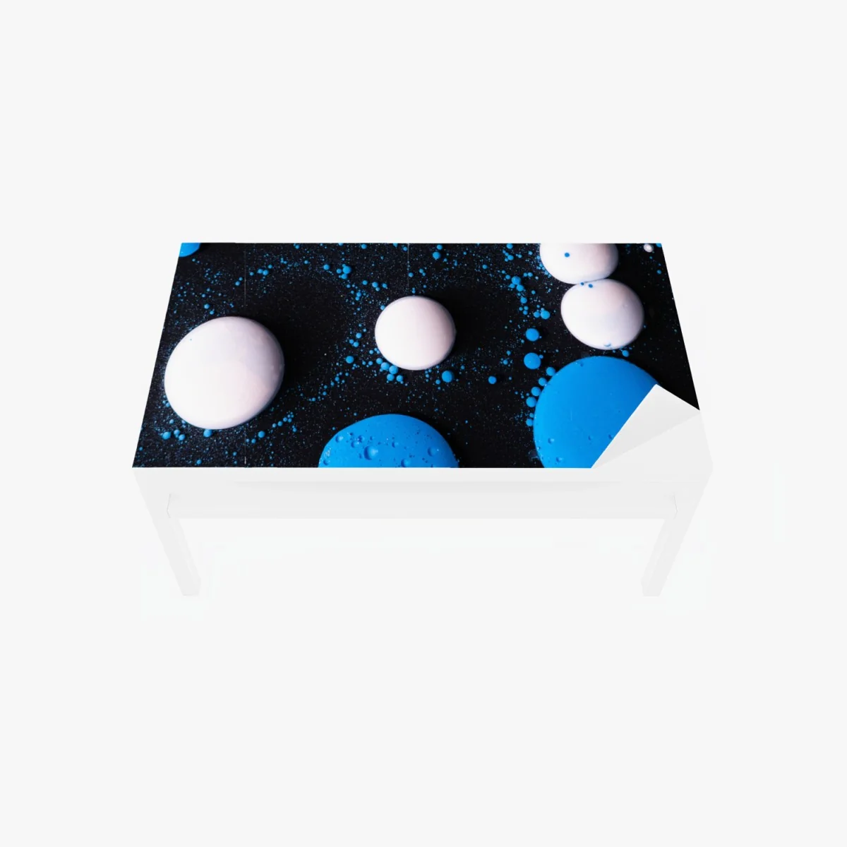 Tischaufkleber und Schreibtischaufkleber blaues marmor flüssigmuster – Wallnifity® Tischaufkleber und Schreibtischaufkleber blaues marmor flüssigmuster – Wallnifity®