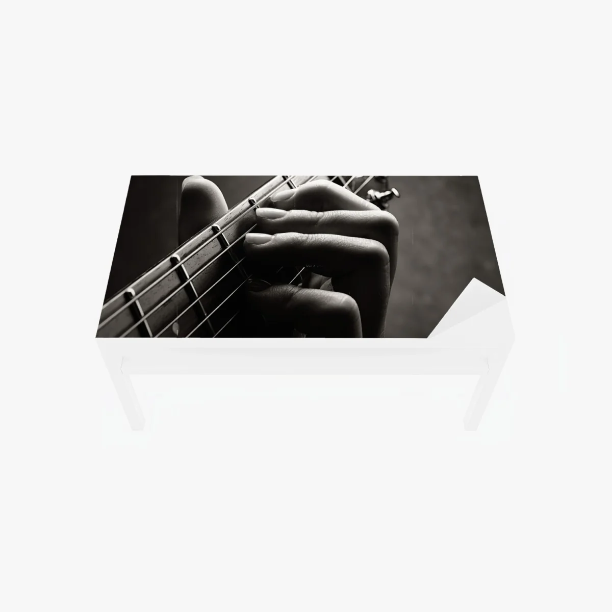 Tischaufkleber und Schreibtischaufkleber nahaufnahme der hand auf dem griffbrett – Wallnifity® Tischaufkleber und Schreibtischaufkleber nahaufnahme der hand auf dem griffbrett – Wallnifity®