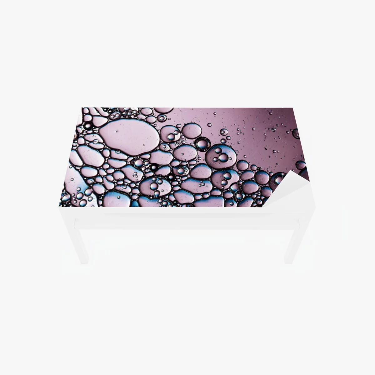 Tischaufkleber und Schreibtischaufkleber lila abstraktes blasenmuster – Wallnifity® Tischaufkleber und Schreibtischaufkleber lila abstraktes blasenmuster – Wallnifity®