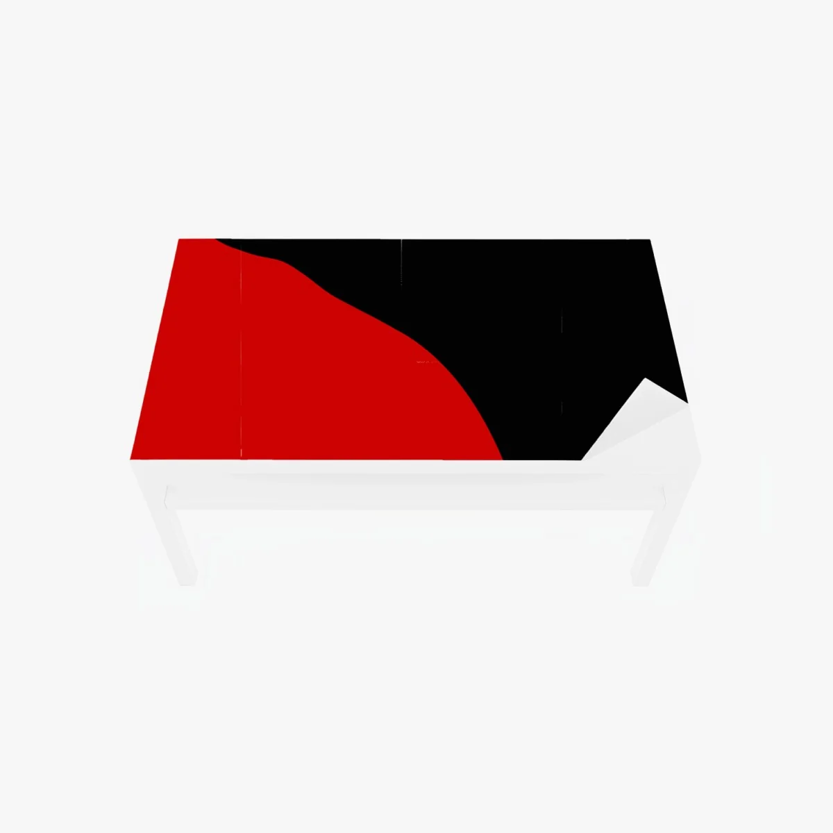 Tischaufkleber und Schreibtischaufkleber kräftige rot-schwarze silhouette – Wallnifity® Tischaufkleber und Schreibtischaufkleber kräftige rot-schwarze silhouette – Wallnifity®