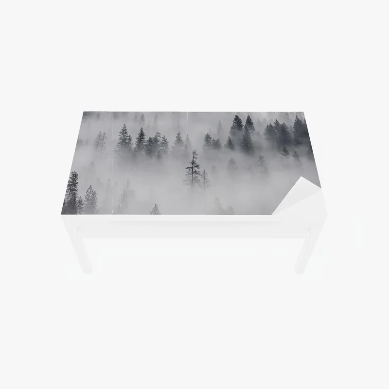 Tischaufkleber und Schreibtischaufkleber schwarzweißes spiralmuster – Wallnifity®